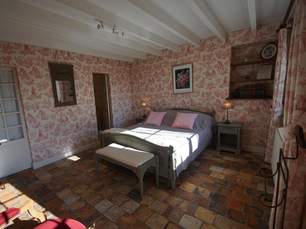 Moulin Notre Dame Otel Saint-Genès-de-Castillon Oda fotoğraf